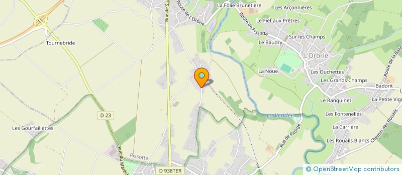 localisation de l'entreprise SCI DES FONTAINES  PISSOTTE