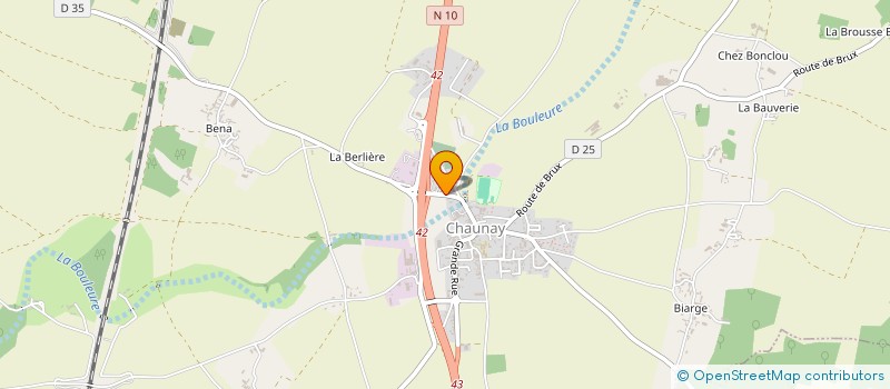 localisation de l'entreprise SCI DES FONTAINES  CHAUNAY