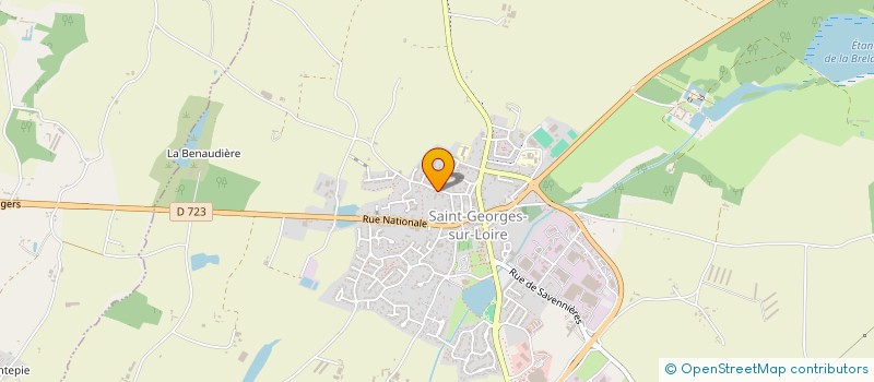 localisation de l'entreprise SCI DES FONTAINES  SAINT-GEORGES-SUR-LOIRE