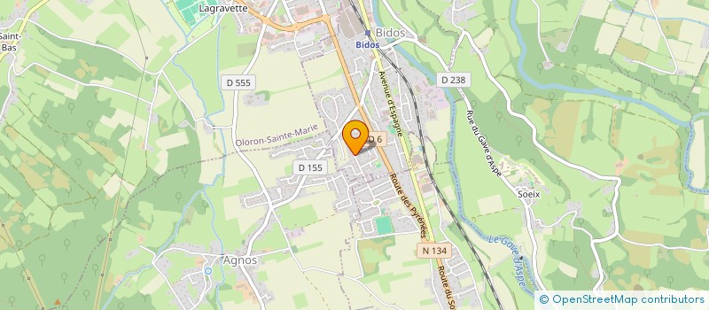 localisation de l'entreprise SCI DES FONTAINES  BIDOS