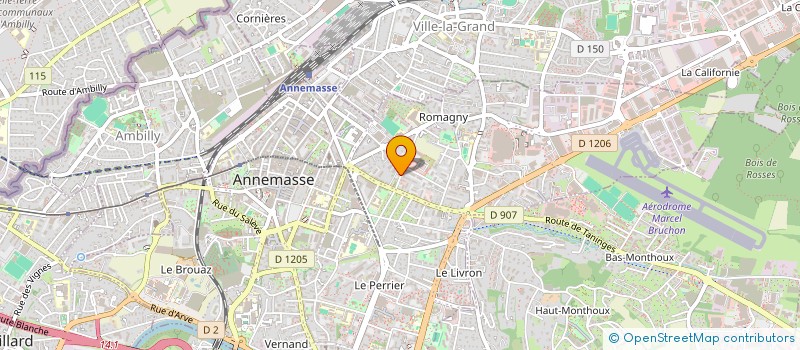 localisation de l'entreprise SCI DES FONTAINES à ANNEMASSE