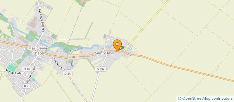 localisation de l'entreprise SCI DES FONTAINES  SAINT-FLAVY