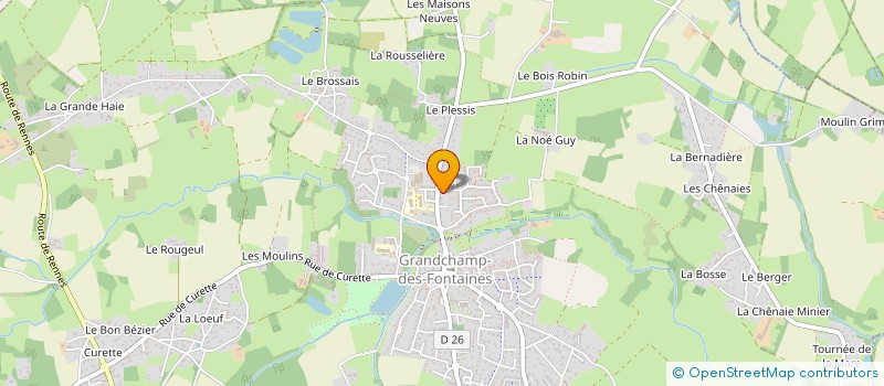 localisation de l'entreprise SCI DES FONTAINES  GRANDCHAMP-DES-FONTAINES