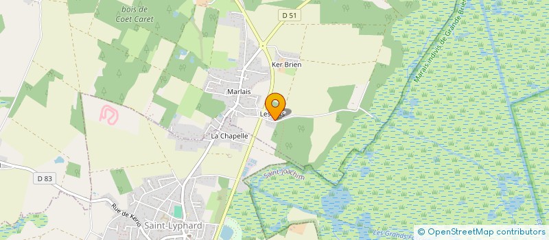 localisation de l'entreprise SCI DES FONTAINES à HERBIGNAC
