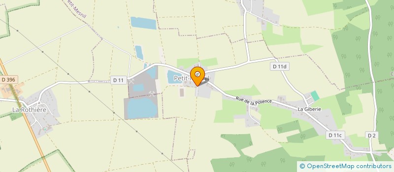 localisation de l'entreprise SCI DES FONTAINES  PETIT-MESNIL