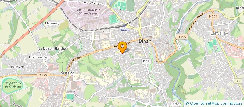 localisation de l'entreprise SCI DES FONTAINES  DINAN