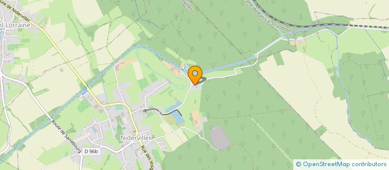 localisation de l'entreprise SCI DES FONTAINES 57  NIDERVILLER