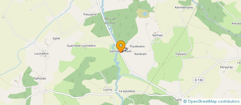 localisation de l'entreprise SCI DES FONTAINES  PLUMELIAU-BIEUZY