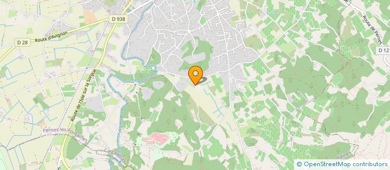 localisation de l'entreprise SCI DES FONTAINES  PERNES-LES-FONTAINES