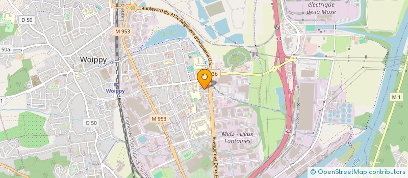 localisation de l'entreprise SCI DES FONTAINES  METZ