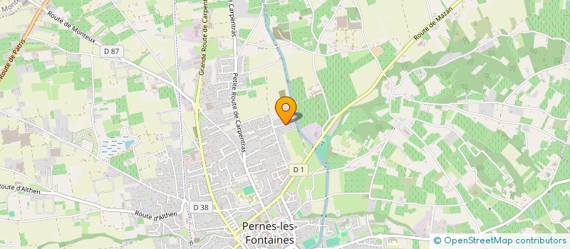 localisation de l'entreprise SCI DES FONTAINES  PERNES-LES-FONTAINES