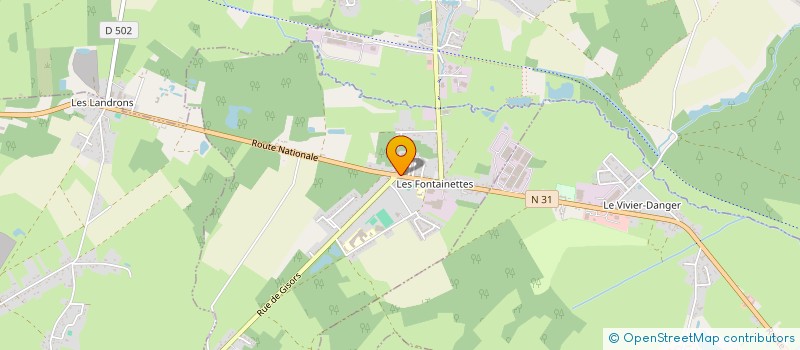 localisation de l'entreprise SCI DES FONTAINETTES  SAINT-AUBIN-EN-BRAY