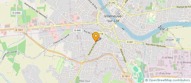 localisation de l'entreprise SCI DES FONTANELLES  VILLENEUVE-SUR-LOT