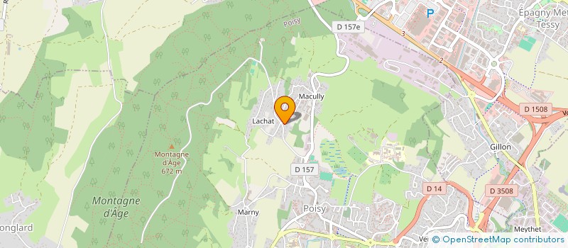 localisation de l'entreprise SCI DES FONTANETTES  EPAGNY METZ-TESSY