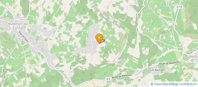 localisation de l'entreprise SCI DES FONTAYNES  MALEMORT-DU-COMTAT