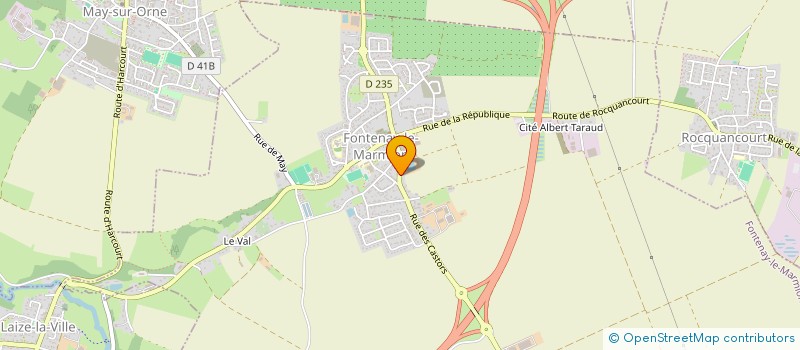 localisation de l'entreprise SCI DES FONTENAY à FONTENAY-LE-MARMION