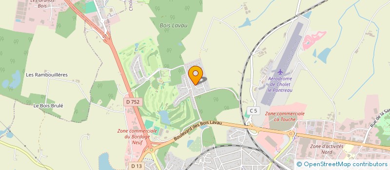 localisation de l'entreprise SCI DES FONTENELLES à CHOLET
