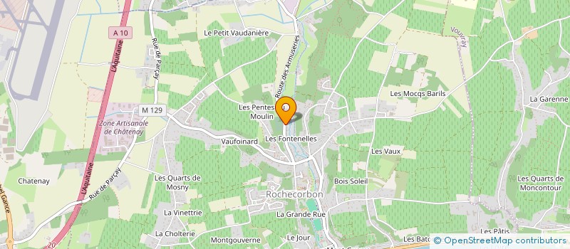 localisation de l'entreprise SCI DES FONTENELLES à ROCHECORBON