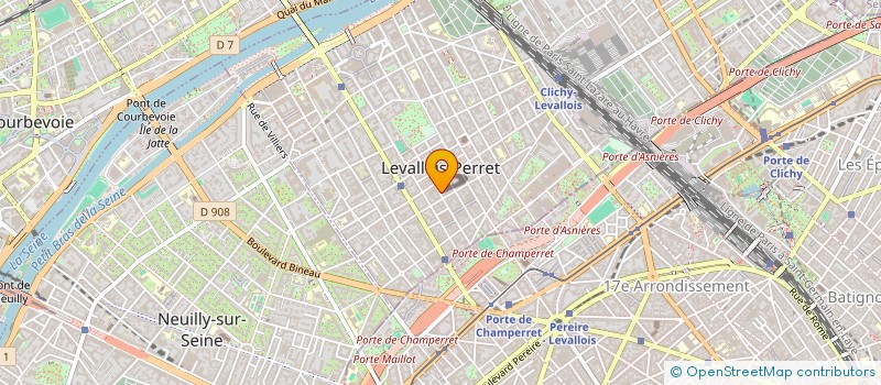 localisation de l'entreprise SCI DES FONTENILLES à LEVALLOIS-PERRET