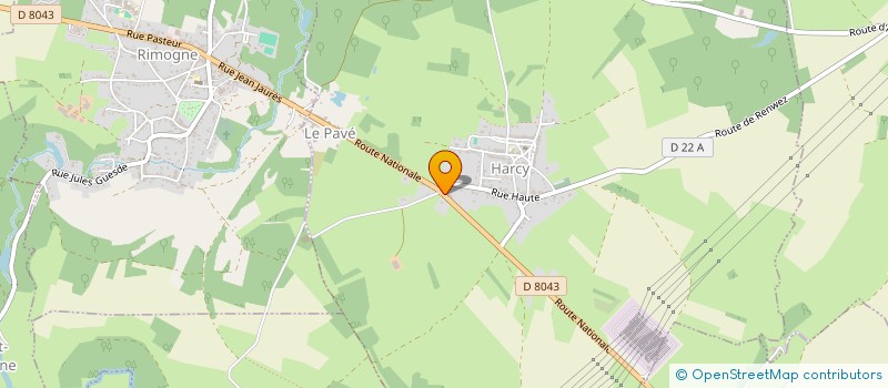 localisation de l'entreprise SCI DES FORAINS  HARCY