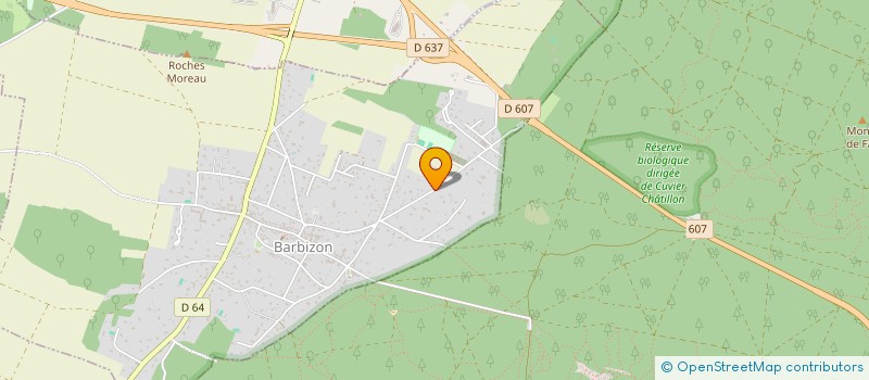 localisation de l'entreprise SCI DES FORETS  BARBIZON