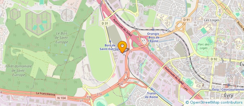 localisation de l'entreprise SCI DES FORGERONS à RIS-ORANGIS