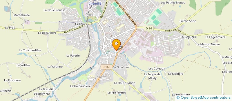 localisation de l'entreprise SCI DES FORGES  CHEMILLE-EN-ANJOU