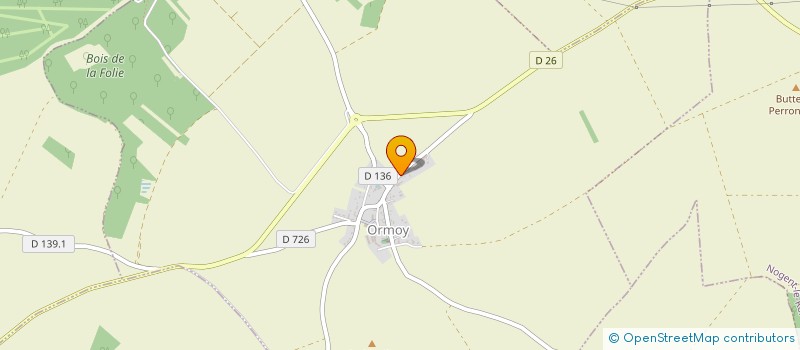 localisation de l'entreprise SCI DES FORGES à ORMOY