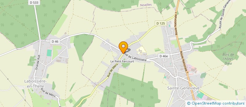 localisation de l'entreprise SCI DES FORGES  ULLY-SAINT-GEORGES