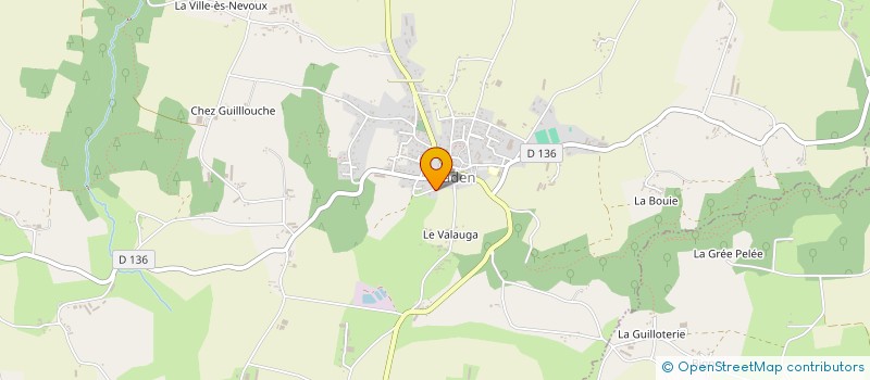 localisation de l'entreprise SCI DES FORGES  CADEN