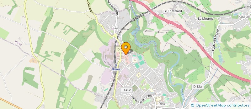 localisation de l'entreprise SCI DES FORGES  RIVES