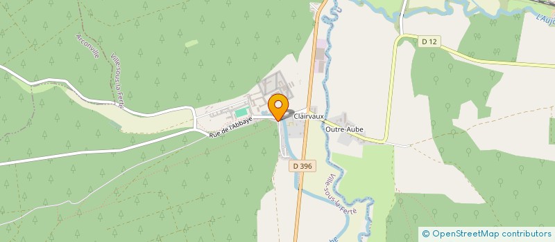 localisation de l'entreprise SCI DES FORGES DE CLAIRVAUX  VILLE-SOUS-LA-FERTE