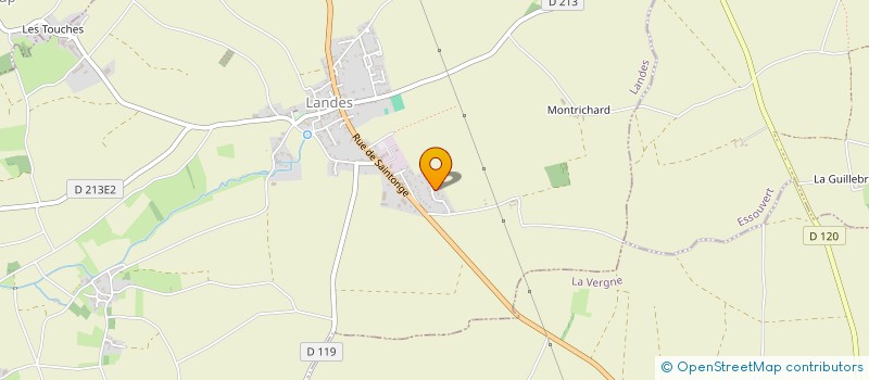 localisation de l'entreprise SCI DES FORGETTES  LANDES