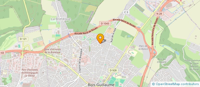 localisation de l'entreprise SCI DES FORRIERES à BOIS-GUILLAUME