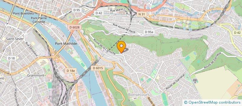 localisation de l'entreprise SCI DES FORRIERES  BONSECOURS