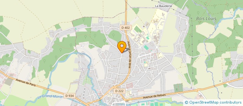 localisation de l'entreprise SCI DES FORTES TERRES  COULOMMIERS