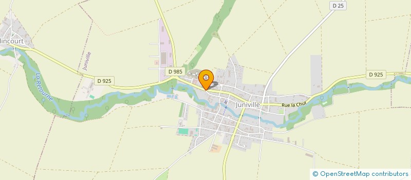 localisation de l'entreprise SCI DES FORTES TERRES  JUNIVILLE