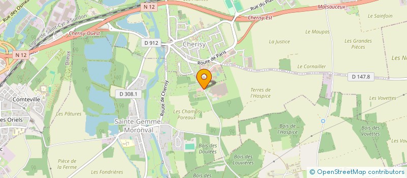 localisation de l'entreprise SCI DES FORTS à SAINTE-GEMME-MORONVAL