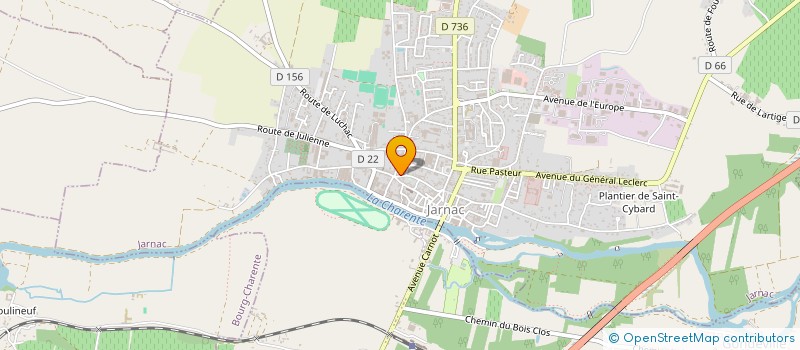 localisation de l'entreprise SCI DES FOSSES à JARNAC