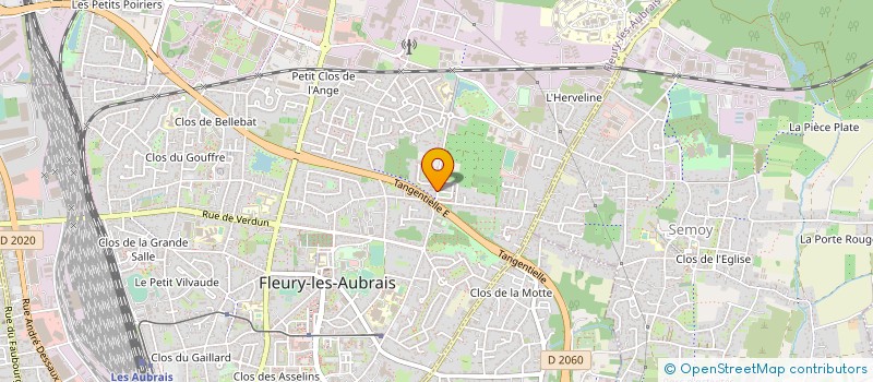 localisation de l'entreprise SCI DES FOSSES à FLEURY-LES-AUBRAIS