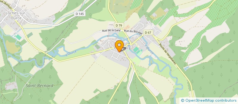 localisation de l'entreprise SCI DES FOSSES  ESSOYES