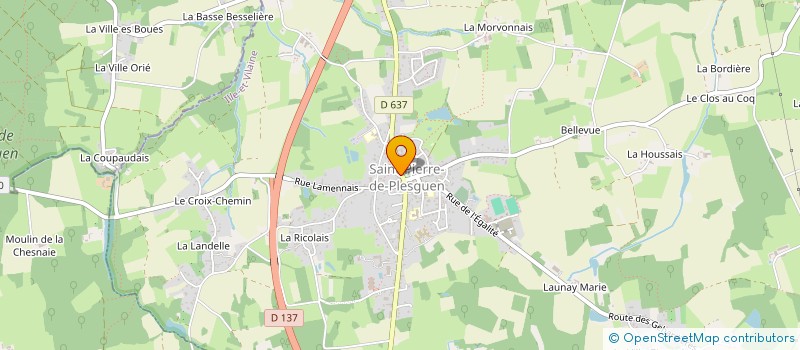 localisation de l'entreprise SCI DES FOSSES  LE TIERCENT