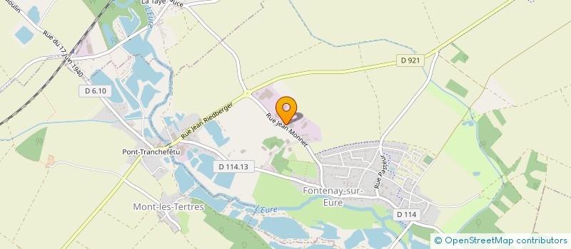 localisation de l'entreprise SCI DES FOSSES GINGANS à FONTENAY-SUR-EURE