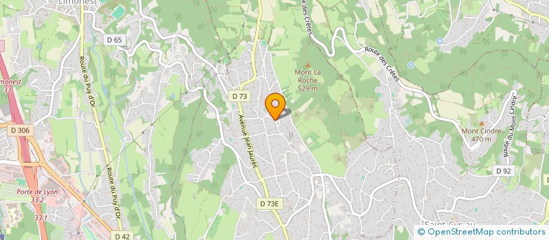 localisation de l'entreprise SCI DES FOSSILES  CHASSELAY