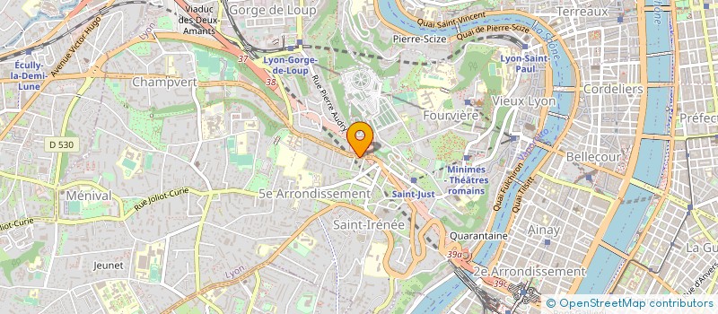 localisation de l'entreprise SCI DES FOUGERES  LYON