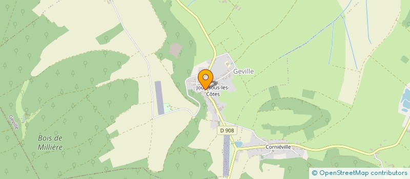 localisation de l'entreprise SCI DES FOUGERES  GEVILLE