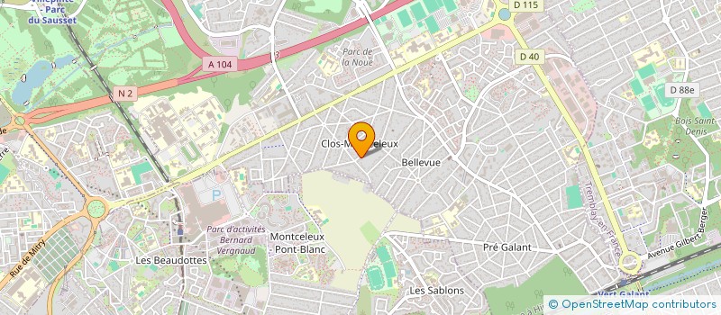 localisation de l'entreprise SCI DES FOUGERES à VILLEPINTE