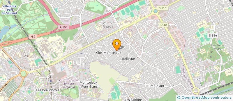 localisation de l'entreprise SCI DES FOUGERES à VILLEPINTE