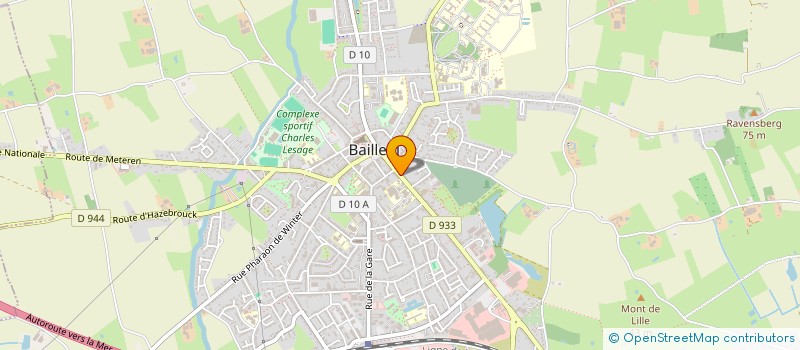 localisation de l'entreprise SCI DES FOULONS HLH à BAILLEUL