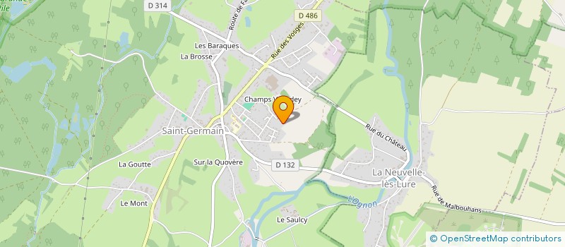 localisation de l'entreprise SCI DES FOULTERES  SAINT-GERMAIN